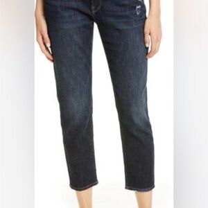 Frame Denim Dark Blue Ankle Jeans